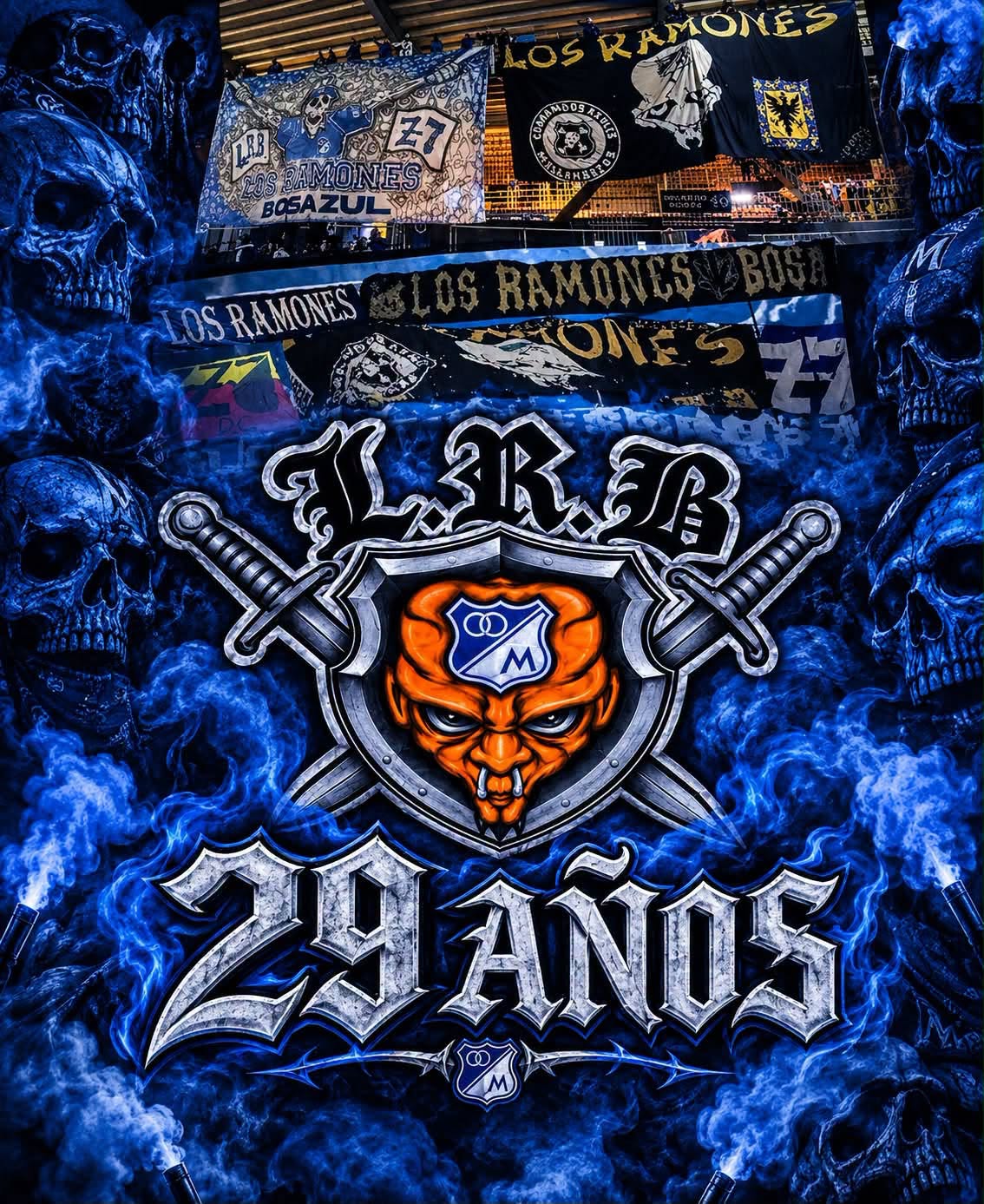 29 años de los Los Ramones Bosazul