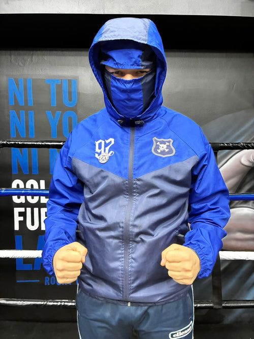 Chaqueta Hooligan Comandos Azules 2026 – Cubre Rostros